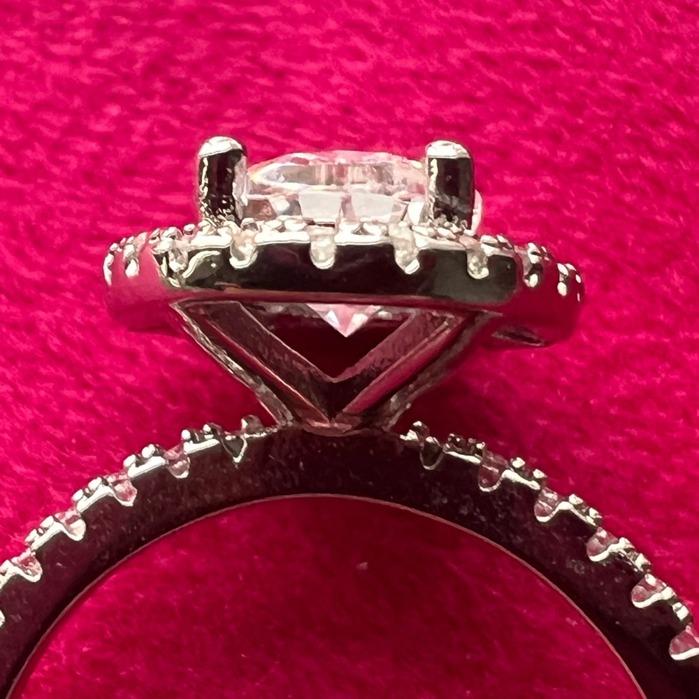 Engagement Oval Shape Stunning Statement Ring Big… - image 6